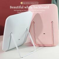 Espejo De Maquillaje Portátil LED Tricolor Plegable Recargable Con Luz Giratoria Para Damas Espejo De Belleza Para Dormitorio - details 9