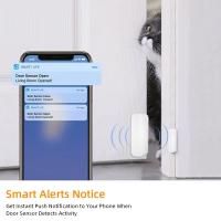 Sensor De Puerta Inteligente Tuya Zigbee Y Detector Magnético Para Ventanas Smart Life Sin Hub Necesario Para Sensor De Puerta Doméstica Wireless - details 2