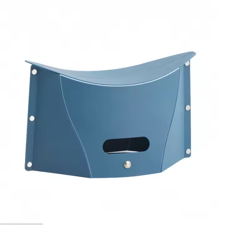 Taburete plegable portátil para acampar y hacer senderismo, ligero y plegable, ideal para viajes, reuniones, barbacoas, metro y mochileros al aire libre. - 1