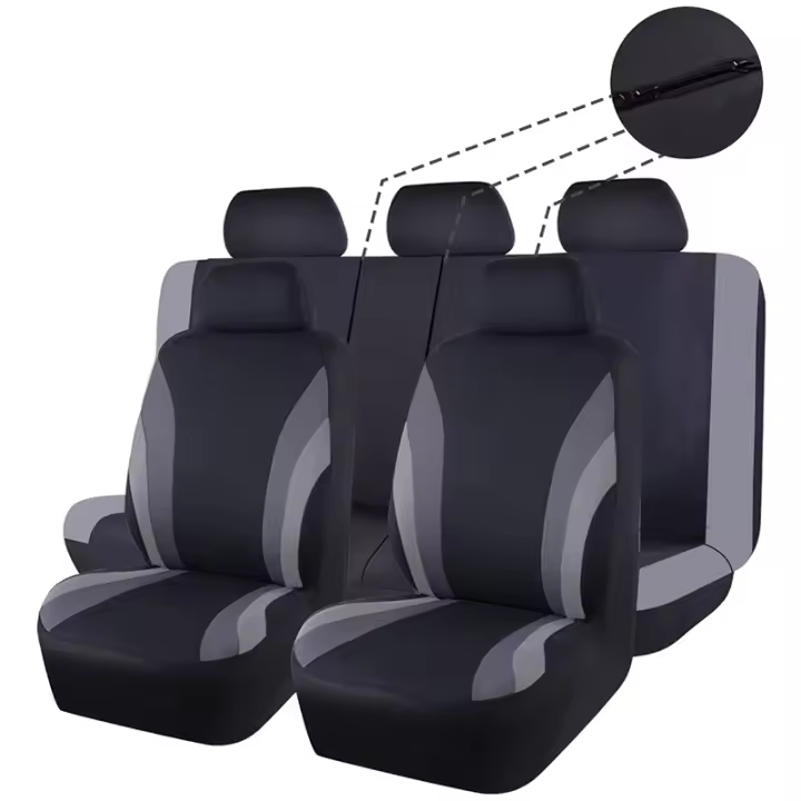 Cubiertas De Asiento Universal Para Coche Tela Respirable Ajuste Para La Mayoría De Los Coches SUV Accesorios De Interior - 1