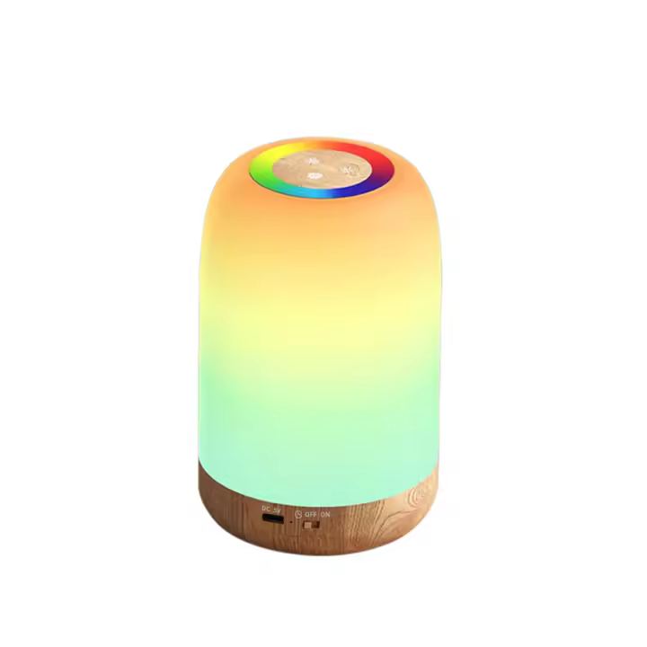 Lámpara De Noche LED RGB Recargable Táctil Colorida Regulable Portátil Linterna De Modo Con Batería De 1500mAh Para Mesa De Noche - 1
