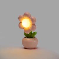 Lámpara De Noche LED Mini Con Diseño Floral Para Decoración De Hogar Y Dormitorio Lámpara De Escritorio Creativa Para Niños Regalo Iluminación De Mesa Con Luz Suave Y Efecto Decorativo - details 2