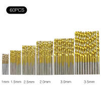 Juego De Brocas De Tornillo Templadas En Titanio HSS Para Metal Y Madera Herramientas De Carpintero 1.0mm-3.5mm 50Pcs 60Pcs - details 9