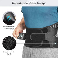 Cinturón de Apoyo Lumbar para Alivio del Dolor en la Espalda con 6 Estabilizadores Transpirable para Hombres y Mujeres para Soporte Lumbar en el Trabajo - details 6