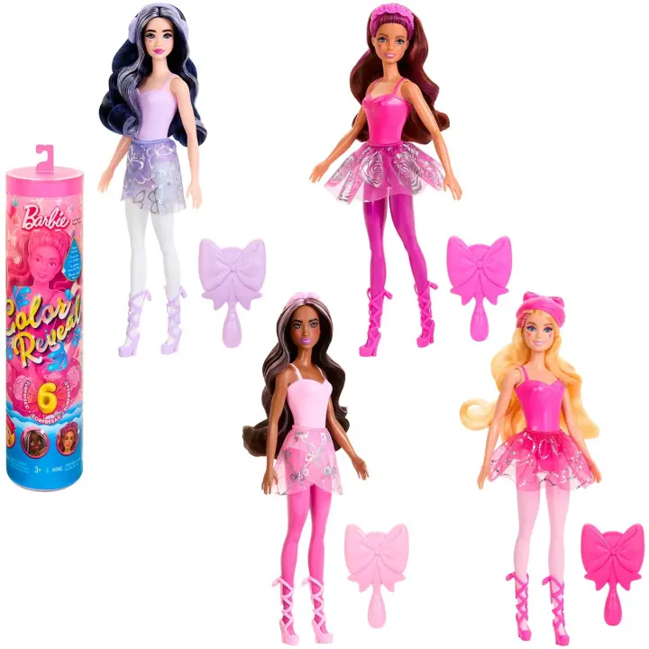 Barbie Color Reveal Bailarinas de ballet HRK17 BARBIE - 1