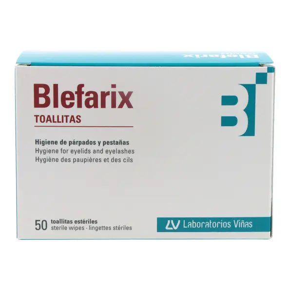 Blefarix Toallitas Esteriles 50 Uds Viñas - 1