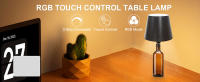 Lámpara De Mesa Inalámbrica Para Botellas De Vino LED Luz De Botella Para Uso Exterior Control Táctil Ideal Para Restaurantes Bares Festivales Y Fiestas - details 8