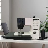Mini máquina de coser, fácil de transportar, versátil, con 38 patrones de puntadas, adecuada para coser ropa, cortinas, almohadas y muñecas, para satisfacer sus diversas necesidades diarias de costura - details 2