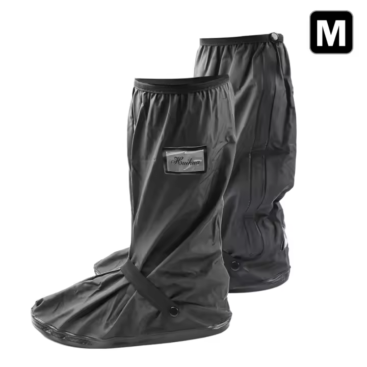 Protector De Zapatos Unisex Para Veloce Y Motocicleta Impermeable Cubiertas De Botas Antideslizantes Para Día Llovido Nieve Bicicleta - 1