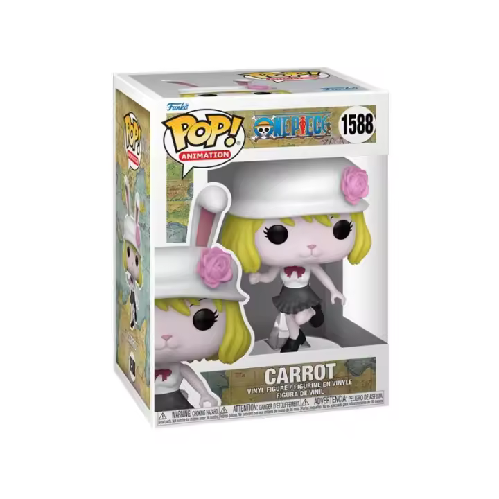 Funko pop del personaje Carrot, de la serie de anime One Piece. Número 1588 - 1