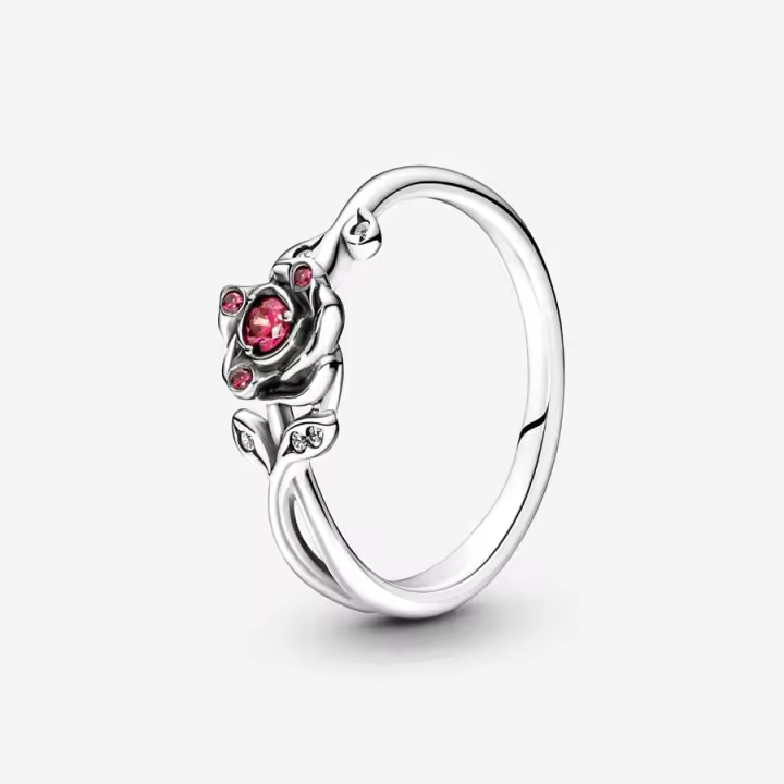 Anillo Pandora Rosa de la Bella y la Bestia de Disney 190017C01 - 1