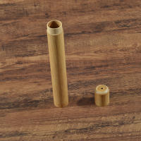 Estuche De Dientes De Bambú Natural Para Adultos 8.3 Pulgadas Accesorios De Cepillo De Dientes Ecológico Hecho a Mano Con Tubo De Bambú - details 8