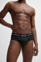 Slip Boss Bold Design -3 Pack- Cotton Stretch (Negro, Verde y Verde Fantasía) - details 0