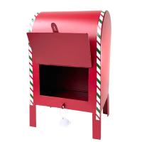 Buzón Americno navideño de Metal Rojo para Decoración de Navidad - Gerimport - details 2