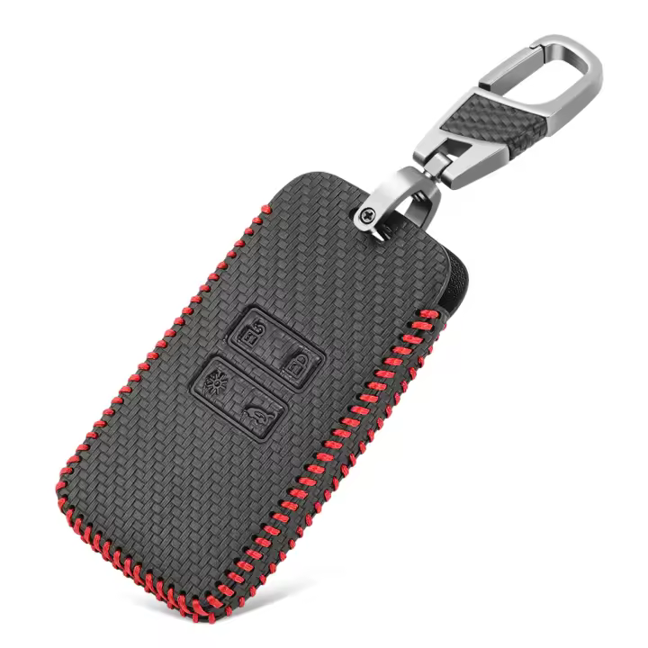 Estuche De Cuero Para Llave De Coche Renault Koleos Kadjar Scenic Megane Sandero Protector De Shell Para Llave Inalámbrica - 1