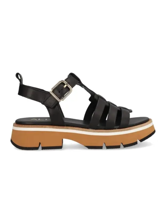 Sandalias Alpe Ball Lux Mujer Negro - 1