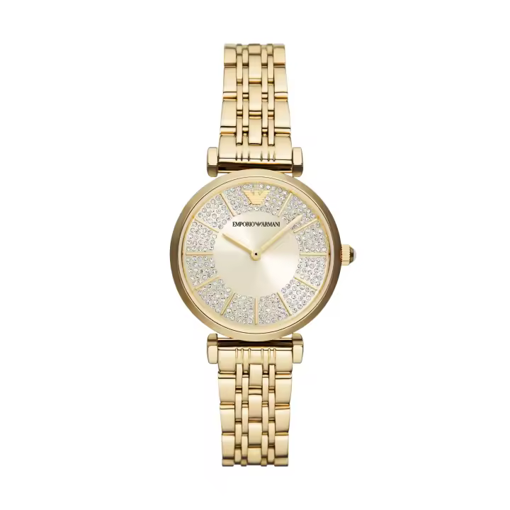 Emporio Armani Reloj STAINLESS STEEL，GOLD，QUARTZ/2 HAND AR11608 - 1