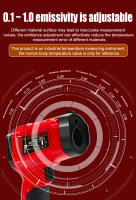 TOOLTOP ET6530B/ET6530C Termómetro Infrarrojo Digital Handheld 50~600℃ Medidor De Temperatura No Contacto Con Punto De Laser - details 4