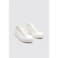 Converse CHUCK TAYLOR ALL STAR DAINTY CANVAS Deportivas Con Plataforma Mujer Blanco - details 0