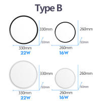 Lámpara De Techo LED Ultra Delgada Moderna 220V Para Sala De Estar Baño Dormitorio Cocina Iluminación Montada En Superficie - details 1