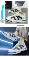 Zapatos De Deporte Para Hombre Con Malla Transpirable Plataforma Antideslizante Resistente Al Desgaste Para Senderismo Casuales De Otoño Zapatos Trend - details 4