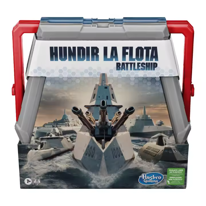 Hundir la Flota - Versión multilingüe - Juego de mesa - Hasbro Gaming  - 7 AÑOS+ - 1