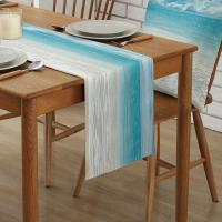 1pc Telar De Mesa Largo De Playa Tropical Para Fiestas Familiares Bodas Y Outdoor Interior Decoración De Mesa Con Agua Del Mar - details 4