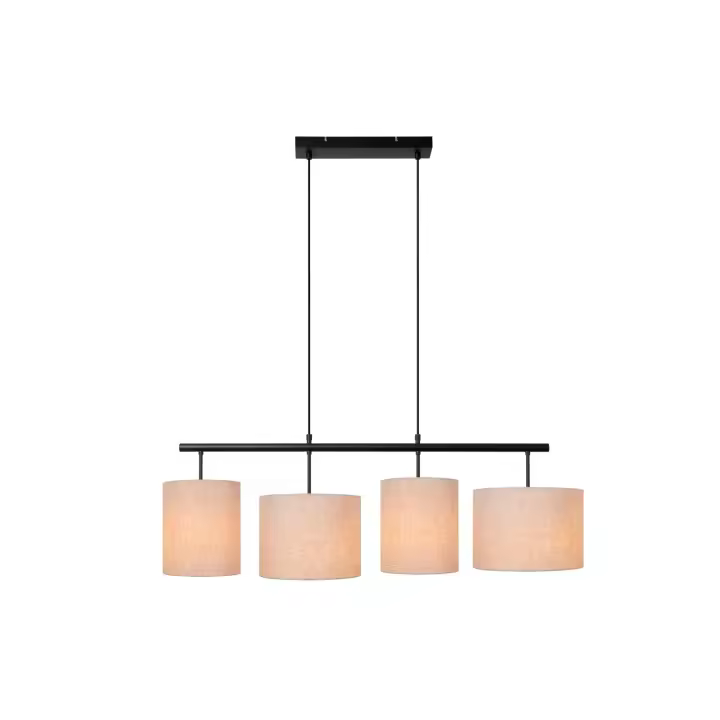 Lucide MAYA - Lámpara colgante - 4xE27 - Beige - 1