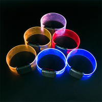 Pulseras LED Luminosas Para Deportes Al Aire Libre Y Fiestas. Pack De 10/20/50 Piezas. Brillo Duradero Para Halloween Y Otras Ocasiones. - details 12