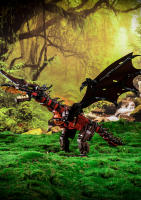 Bloques De Construcción Dragón De Fuego Smaug 1359 Piezas Modelo Animal Para Jóvenes Y Adultos Decoración De Escritorio Juguete Educativo Regalo De Navidad - details 14