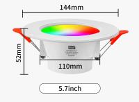 Lámpara De Techo LED RGB Dimmable 10/15W TNCE Tuya Bluetooth Control Remoto Por App Smart Life Redondilla Inteligente Para Iluminación Doméstica - details 8