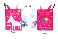 Libro De Tela Para Bebés 0-36M Juguete De Aprendizaje Temprano Interactivo Con Sonido Y Mosaico De Papel Libro De Rattle - details 4