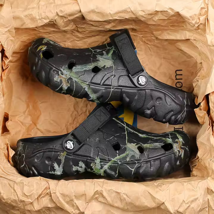 Clogs De Verano Para Hombres Talla Grande Plataforma Antideslizante Sandalias De Playa Casual Para Hombres Y Mujeres Zapatos De Jardín - 1
