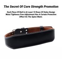 Cinturón De Seguridad Para Pecho Y Abdomen De Cuero PU Profesional Equipamiento De Pesas Para Ejercicios De Flexión Profunda Y Levantamiento De Peso Protección Corporal Para Adultos Mayores De 13 Años - details 4