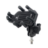 Soporte De Teléfono Móvil Para Motocicleta Con Amortiguador De Vibración Soporte De Rotación Ajustable Para Motorbike Ball Head Mount - details 12