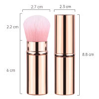 Cepillo De Maquillaje Portátil Y Retráctil RANCAI Para Blush Polvo Y Belleza Set De 1 Pieza Material De Nylon Y Metal - details 7