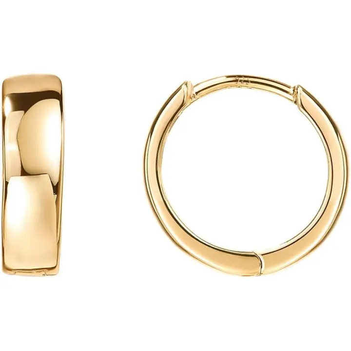 Post Huggie pendientes-pequeños pendientes de aro para las mujeres - 1
