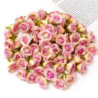 20/50Pcs Rosas Artificiales 2CM Flores Falsas Para Decoración De Hogar Jardín Bodas DIY Scrapbook Guirnalda Regalo Accesorio - details 13