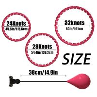 Entrenador De Cintura Ajustable Con Peso Para Ejercicio En Casa Fitness Abdominal Y Cintura Herramienta Deportiva Para Mujeres - details 1