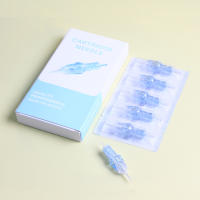 10PCS/BOX Agujas De Tatuaje 0801RL 1201RL Estándar Redondas Sombreadoras Desechables Membrana Cartridge Para Microblading Cabello Y Escalpelo - details 4