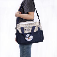 Bolso De Hombro Unisex Grande Y Ligero Con Estampado De Oso De Peluche Impermeable Para Mamá Bolsa Portátil Con Cierre De Cremallera Para Diaper - details 9