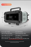 Cargador De Batería Automático Completo 10A/6A/5A 12V/24V Para Coche Y Motocicleta Nivel 7 Carga Pulso Reparación Para AGM GEL WET - details 18
