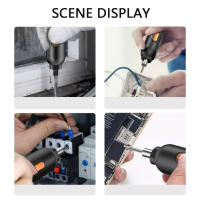 Destornillador Eléctrico Inalámbrico 3.6V 3N.m 900mAh Para Computadoras Estantes Bicicletas Botones De Interruptor Para Avance Herramienta DIY Para El Hogar - details 8