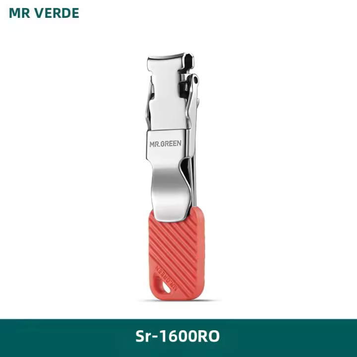 Tijeras De Uñas Compactas Con Cadena MR.GREEN Herramienta De Manicura Portátil Plegable Cortauñas Con Llavero Acero Inoxidable - 1