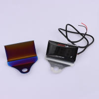 Voltímetro Digital LED Para Motocicleta Resistente Al Agua Medidor De Tensión Con Soporte Rango 12-150V Muestra De Voltaje - details 3