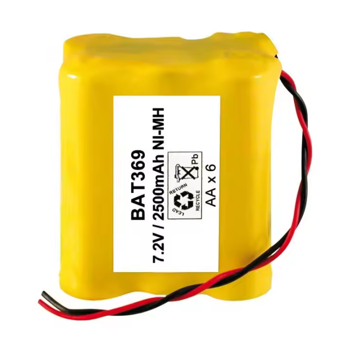 Batería Recargable Nimo 7.2V 2500mah NI-MH AA X 6 Flasco con Cables - 1