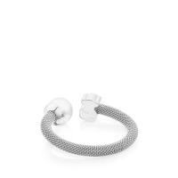 Anillo original de Malla TAOS de Plata 925 con Perla - details 2