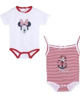 CERDÁ LIFE'S LITTLE MOMENTS - Pack 2 Bodies de Algodón 100% de Minnie Mousse - Manga Corta - Fácil de Poner y Quitar - Ropa para Bebé en Caja Lista para Regalar - details 0
