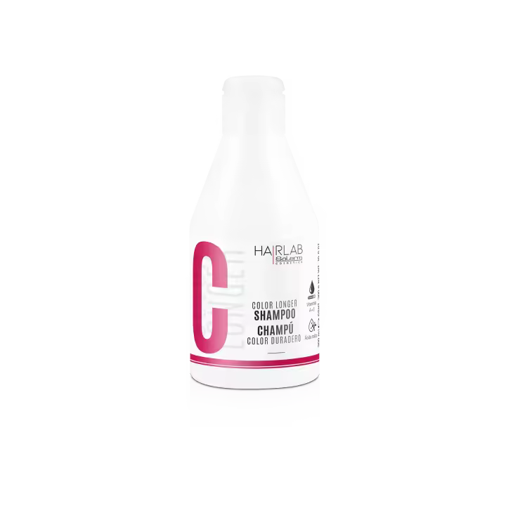 Salerm Champú Color Duradero 300 Ml. | Champú de ácidos frutales ideal para sellar y mantener el color. Enriquecido con Provitamina B5, vitamina A y E para un color vibrante, brillante y duradero. - 1