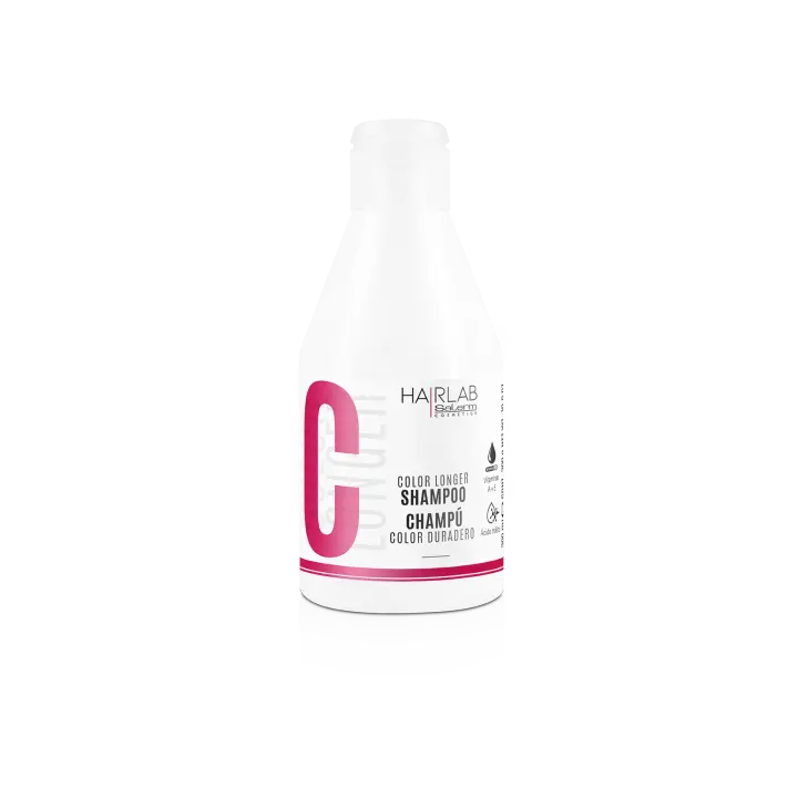 Salerm Cosmetics Champú Color Duradero 300 Ml. / Champú de ácidos frutales ideal para sellar y mantener el color. Enriquecido con Provitamina B5, vitamina A y E para un color vibrante, brillante y duradero. - 1